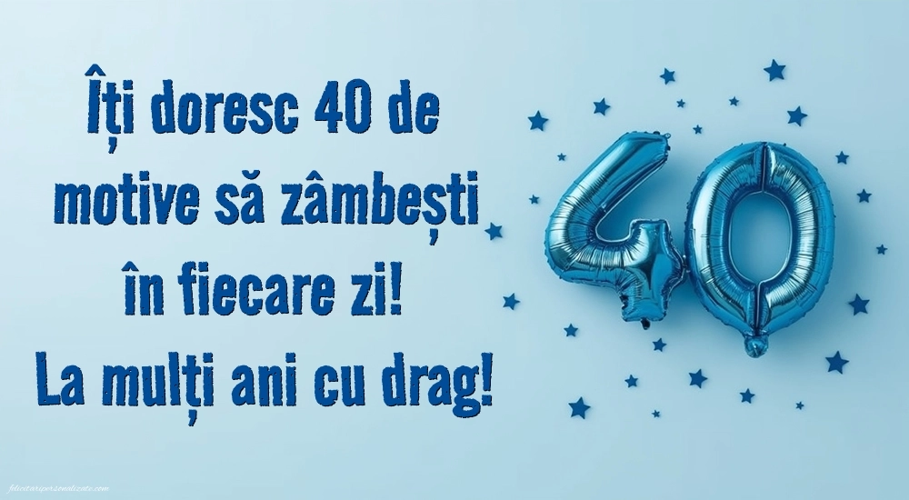 Imagini cu LA MULȚI ANI 40 ani pentru Frate: Baloane