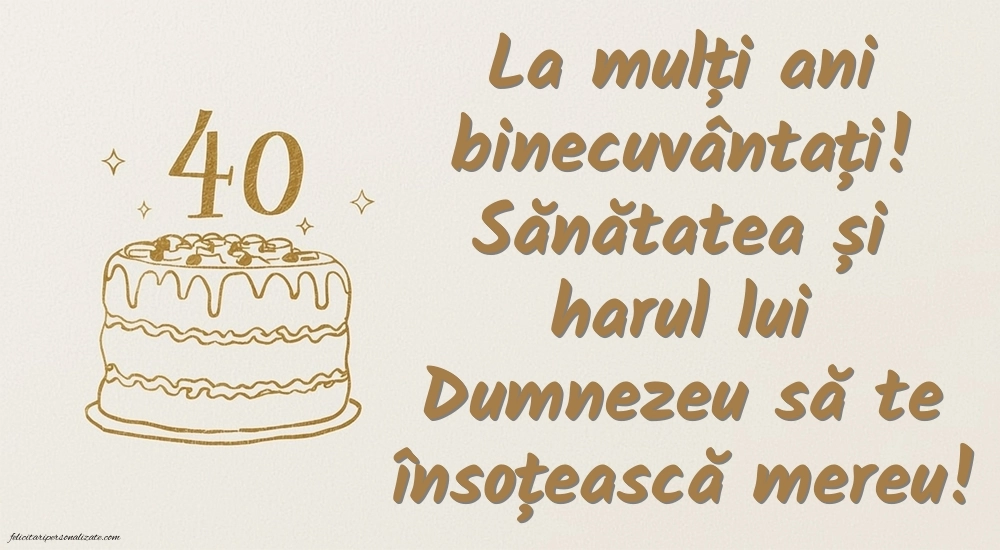 Imagini cu LA MULȚI ANI 40 ani pentru Sora: Tort