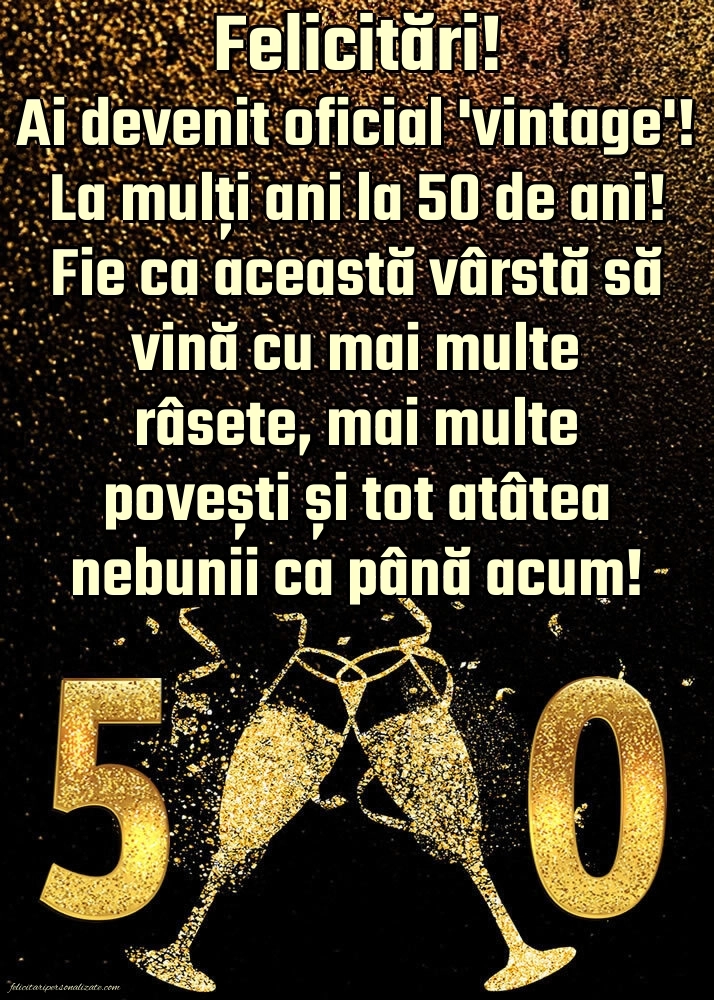 Imagini cu LA MULȚI ANI 50 ani: Șampanie