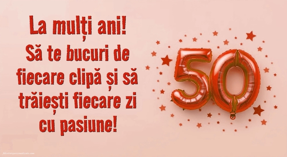 Imagini cu LA MULȚI ANI 50 ani pentru Femei: Baloane