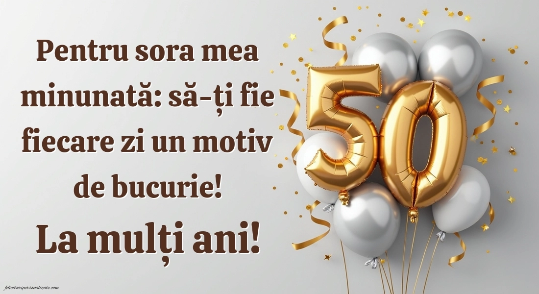 Imagini cu LA MULȚI ANI 50 ani pentru SORA: Baloane