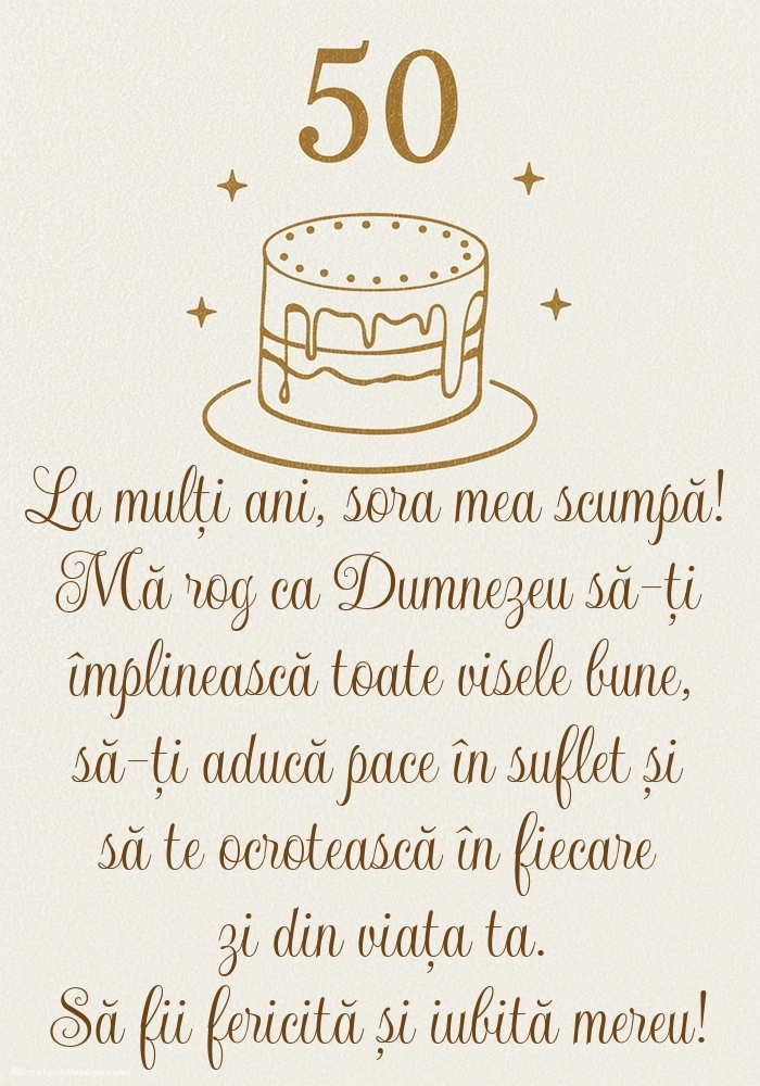 Imagini cu LA MULȚI ANI 50 ani pentru SORA: Tort