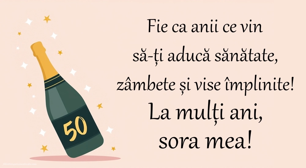 Imagini cu LA MULȚI ANI 50 ani pentru SORA: Șampanie