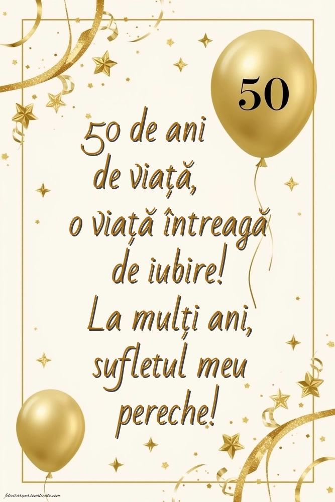 Imagini cu LA MULȚI ANI 50 ani pentru Soț: Baloane
