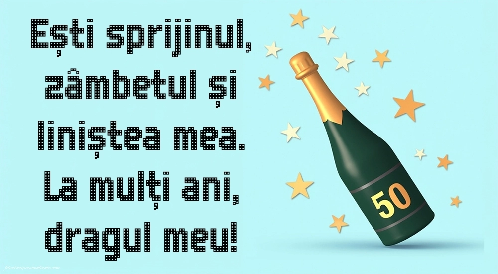 Imagini cu LA MULȚI ANI 50 ani pentru Soț: Șampanie