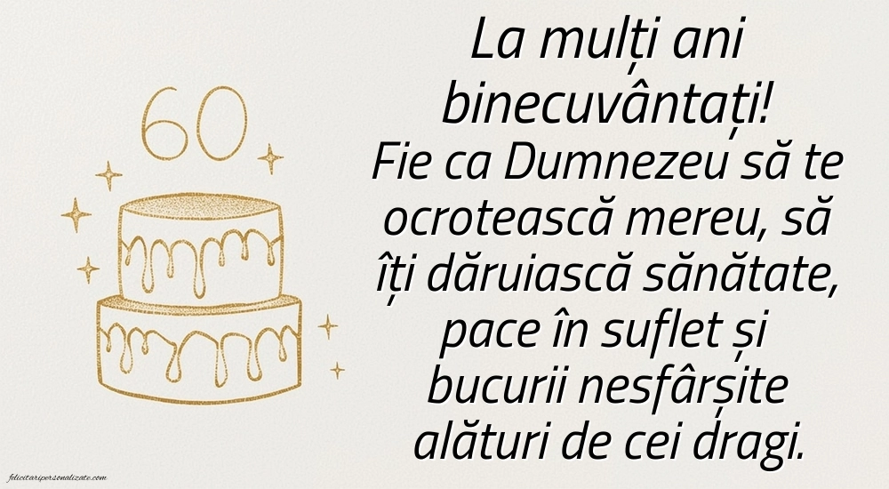 Imagini cu LA MULȚI ANI 60 ani: Tort