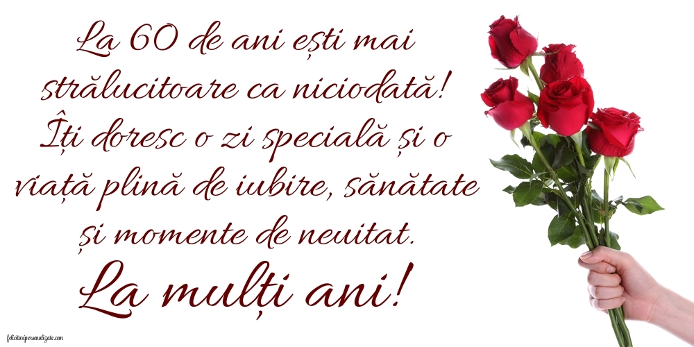 Imagini cu LA MULȚI ANI 60 ani pentru Femei: Flori