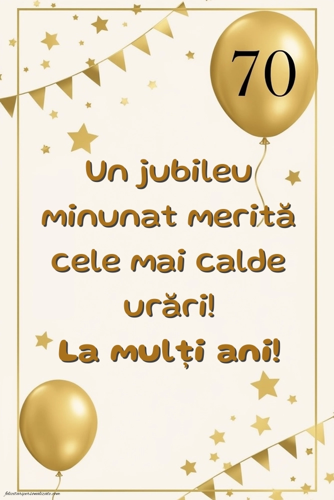 Imagini cu LA MULȚI ANI 70 ani: Baloane