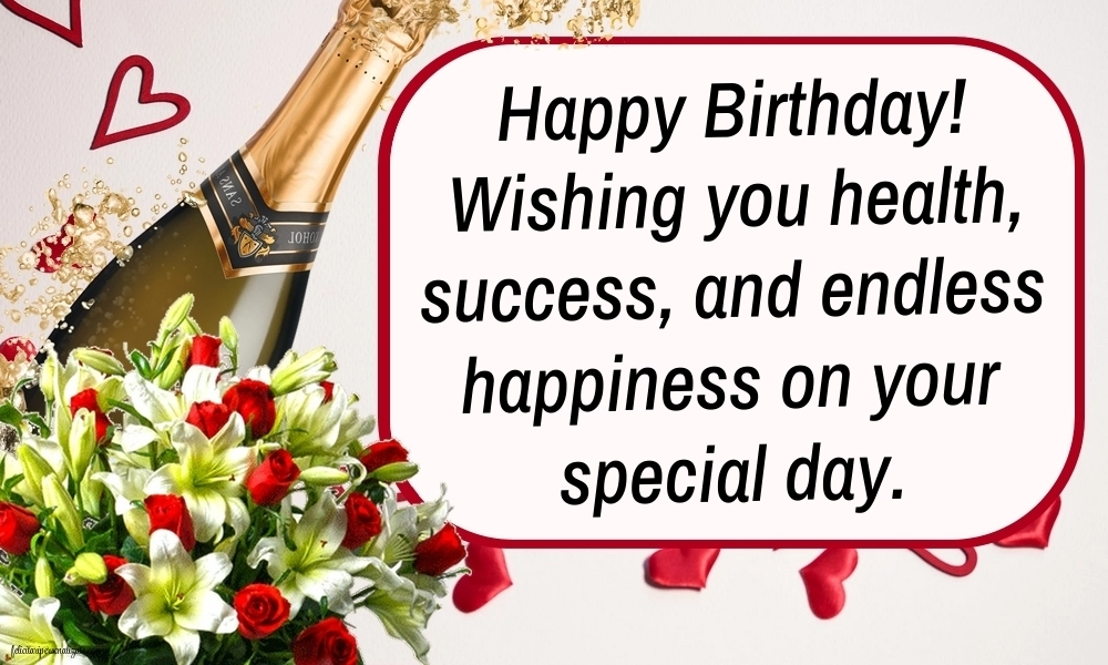 Imagini cu La Mulți Ani în Engleză: Flori