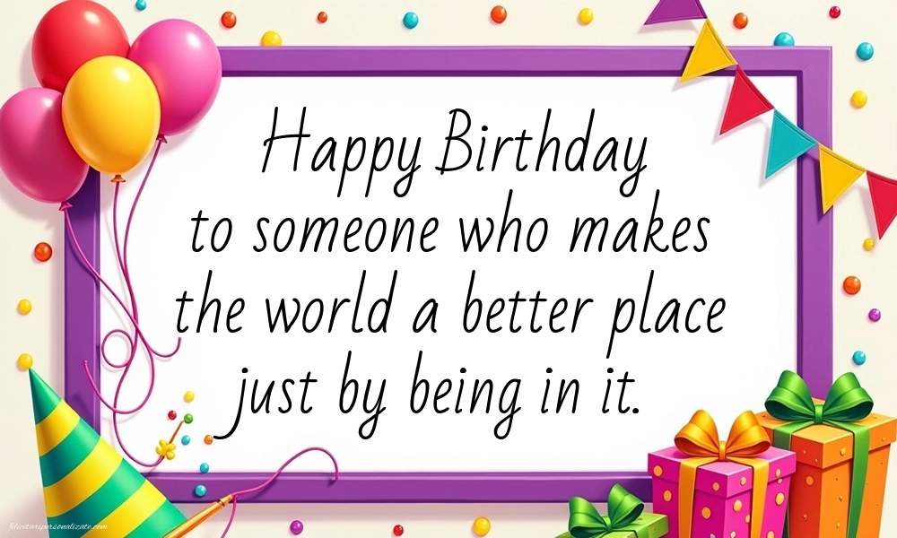 Imagini cu La Mulți Ani în Engleză: Baloane și Cadouri