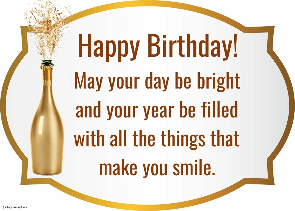 Imagini cu La Mulți Ani în Engleză: Șampanie