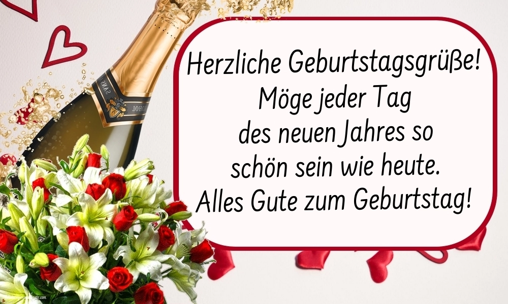 Imagini cu La Mulți Ani în Germană: Flori