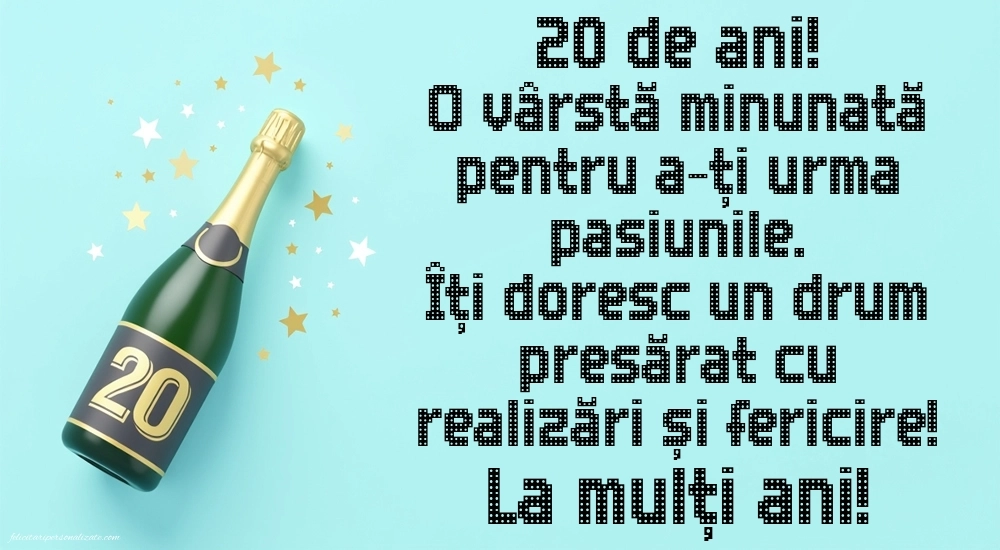 Imagini cu LA MULȚI ANI 20 ani pentru Nepot: Șampanie