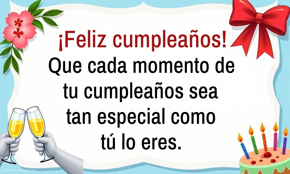 Imagini cu Urări de La Mulți Ani în Spaniolă: Șampanie și tort