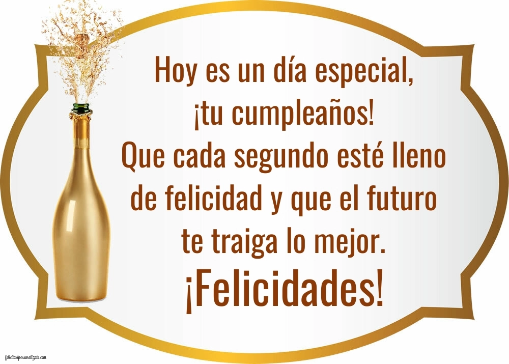 Imagini cu Urări de La Mulți Ani în Spaniolă: Șampanie