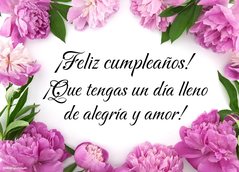 Imagini cu Urări de La Mulți Ani în Spaniolă: Flori