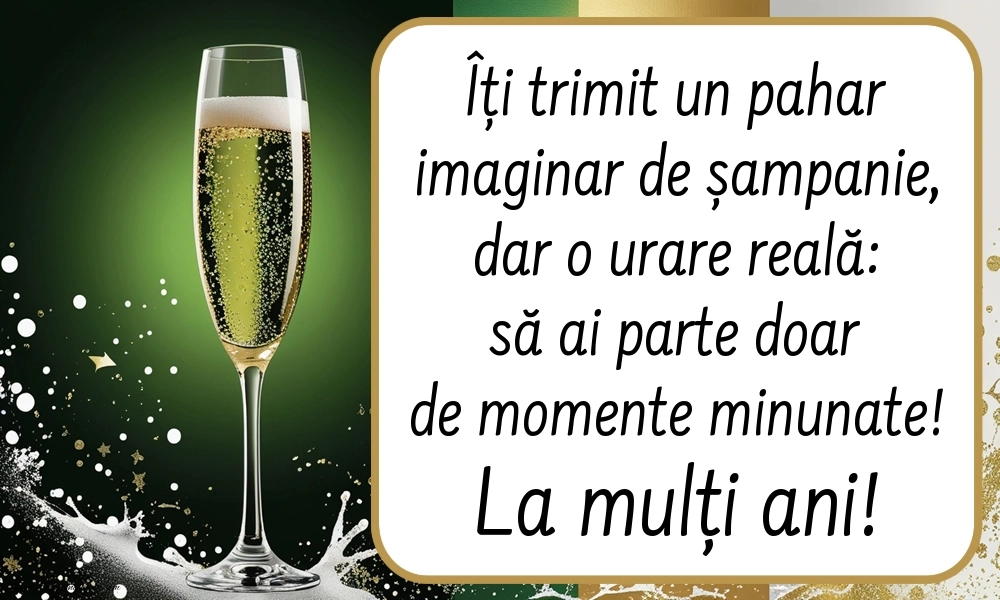 Imagini cu felicitări de La Mulți Ani cu Șampanie: Șampanie