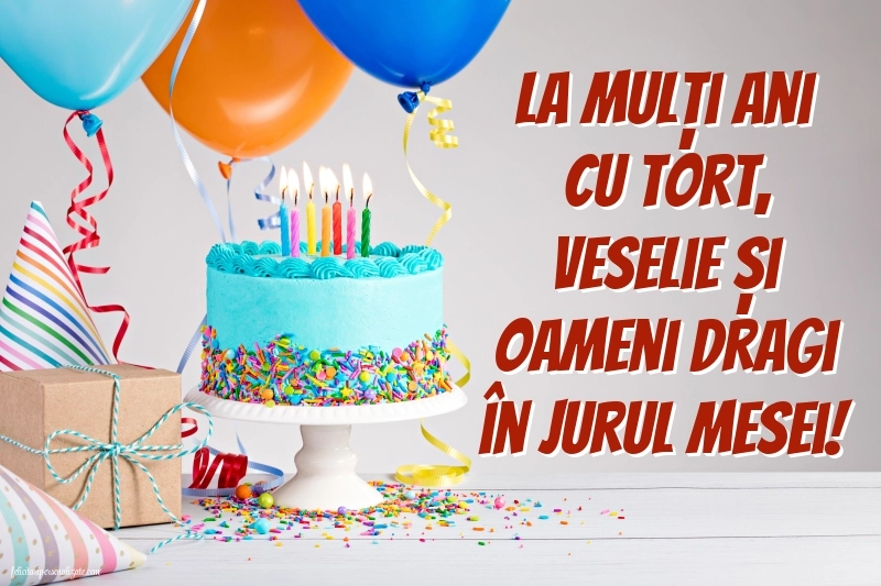 Imagini cu felicitări de La Mulți Ani cu Tort: Tort