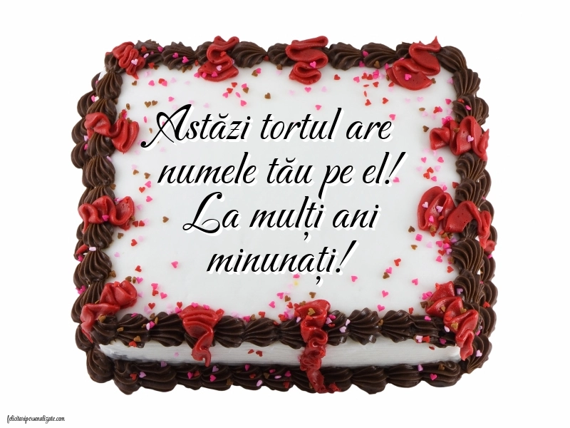 Imagini cu felicitări de La Mulți Ani cu Tort: Tort