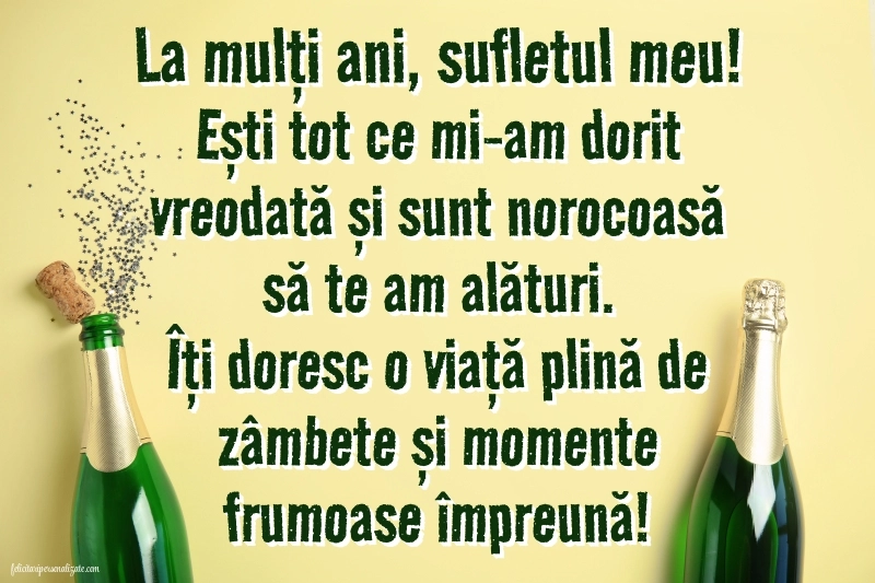 Imagini de LA MULȚI ANI pentru viitorul tău Soț: Șampanie și confetti