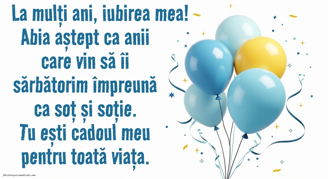 Imagini de LA MULȚI ANI pentru viitorul tău Soț: Baloane