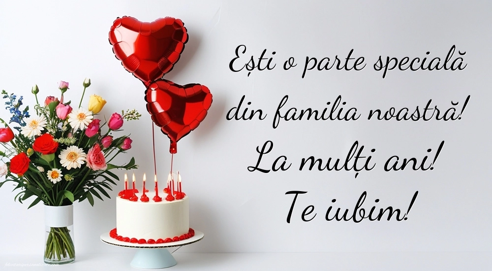 Imagini cu felicitări de La Mulți Ani pentru Soacră și Bunică: Tort și flori