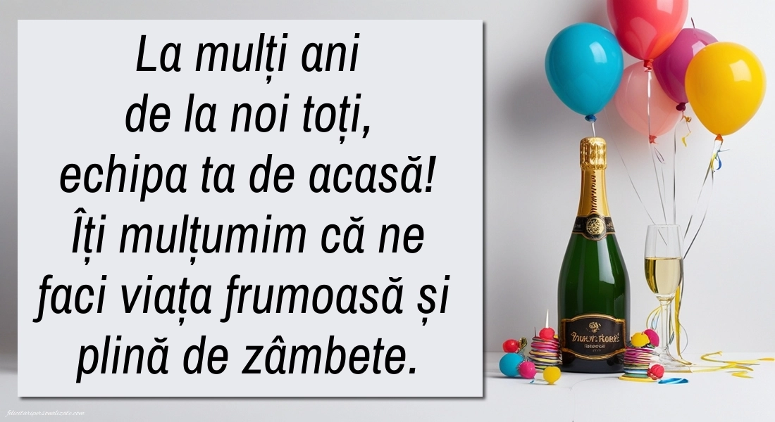 Imagini cu felicitări de LA MULȚI ANI pentru Soț și Tată: Șampanie și baloane