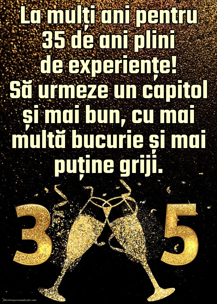 Imagini cu LA MULȚI ANI 35 de ani: Șampanie