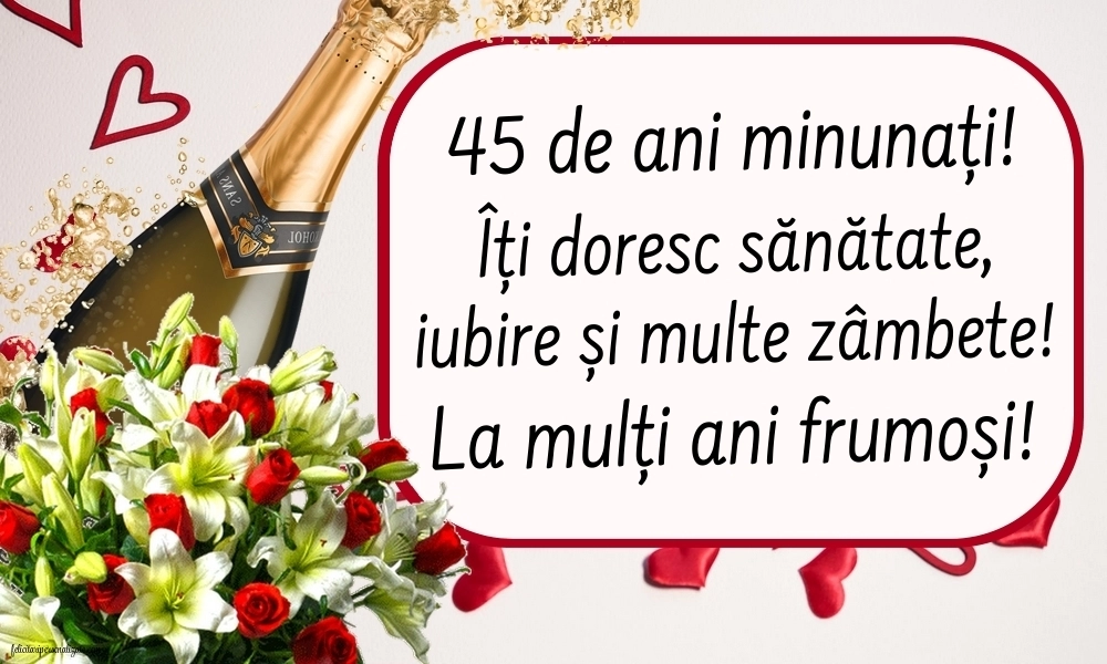 Imagini cu LA MULȚI ANI 45 de ani: Flori
