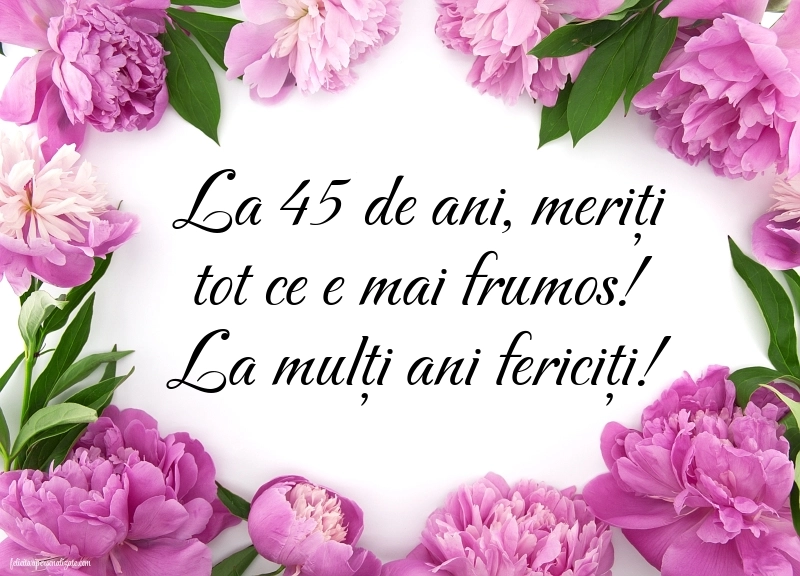Imagini cu LA MULȚI ANI 45 de ani: Flori