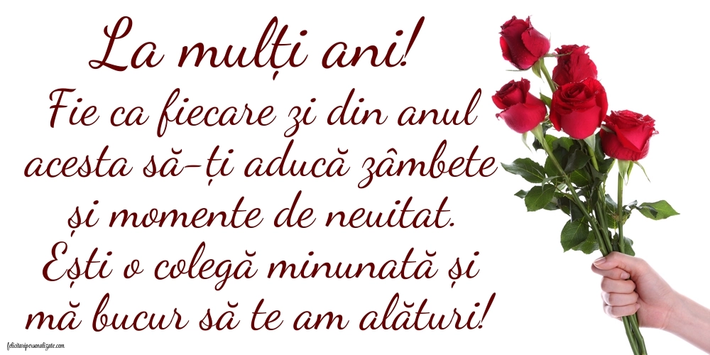 Imagini de LA MULȚI ANI pentru colega de clasă: Flori
