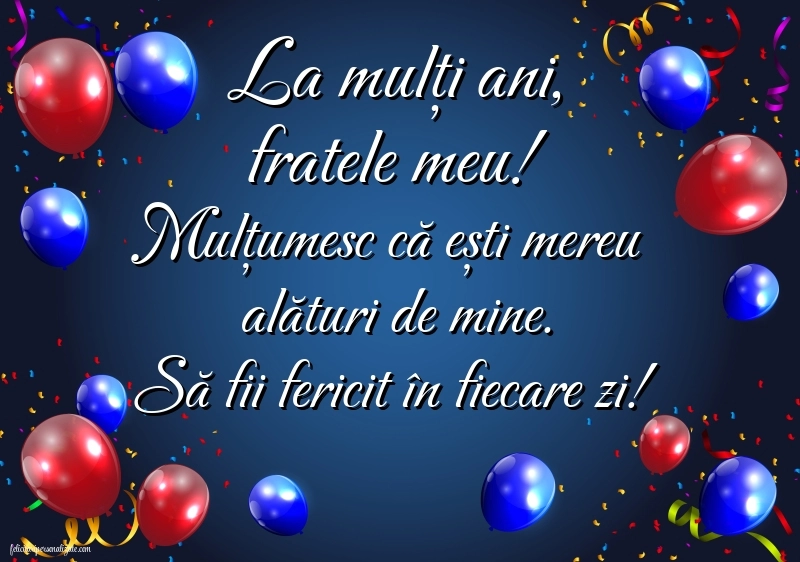 Imagini cu mesaje de LA MULȚI ANI pentru fratele meu mai mare: Baloane