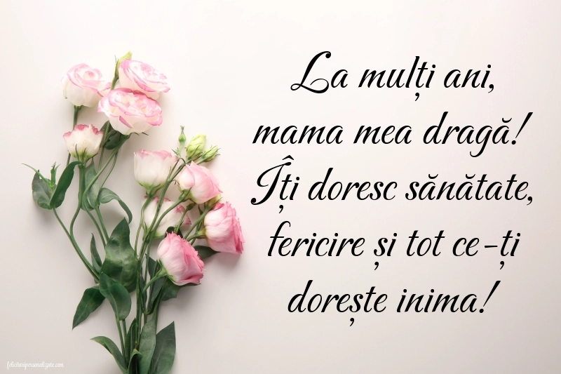 Imagini de LA MULȚI ANI de la Fiică pentru Mamă: Flori