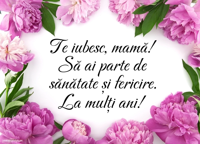 Imagini de LA MULȚI ANI de la Fiu pentru Mamă: Flori