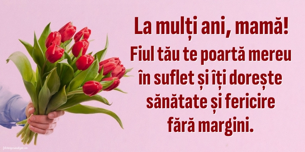 Imagini de LA MULȚI ANI de la Fiu pentru Mamă: Flori