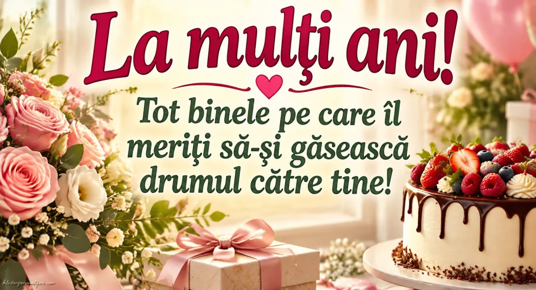Felicitări cu mesaje pentru aniversare: 