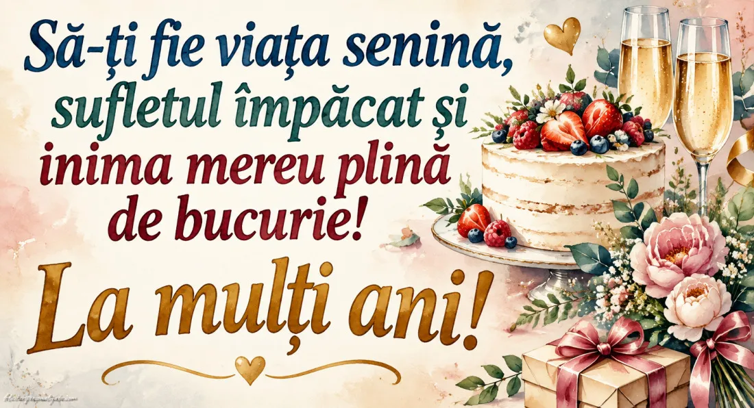 Felicitări cu mesaje pentru aniversare: 