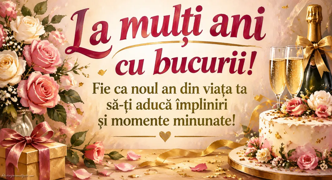 Felicitări cu mesaje pentru aniversare: 