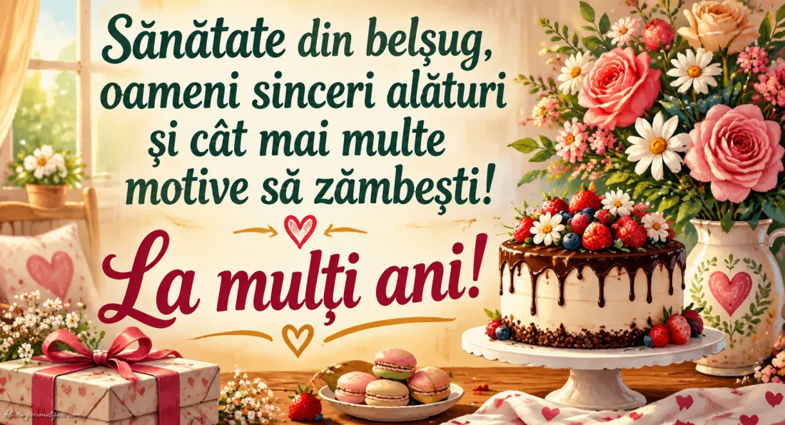 Felicitări cu mesaje pentru aniversare: 