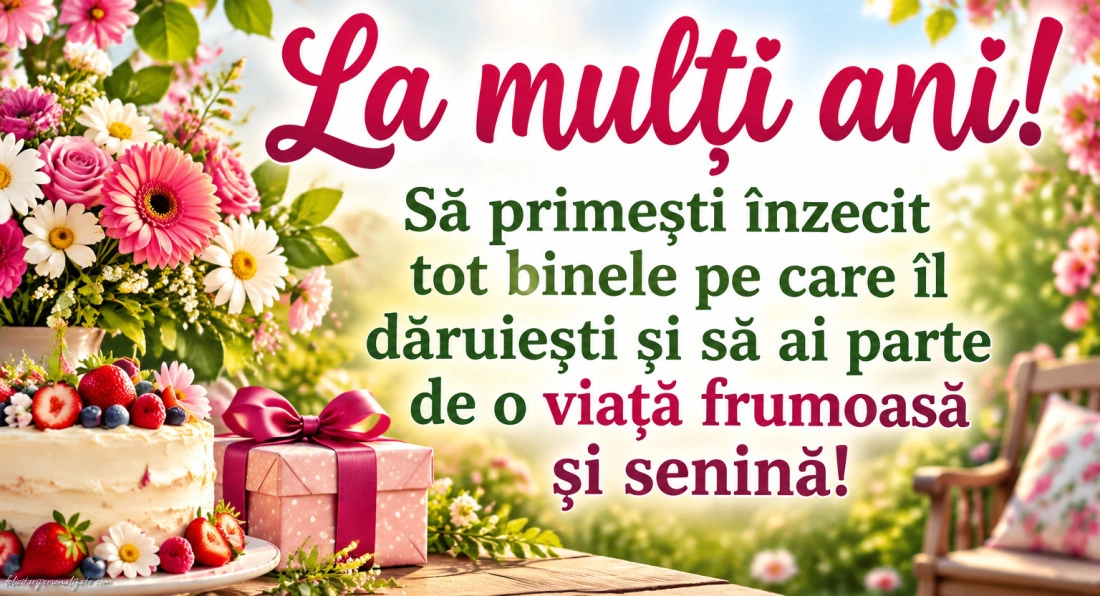 Felicitări cu mesaje pentru aniversare: 