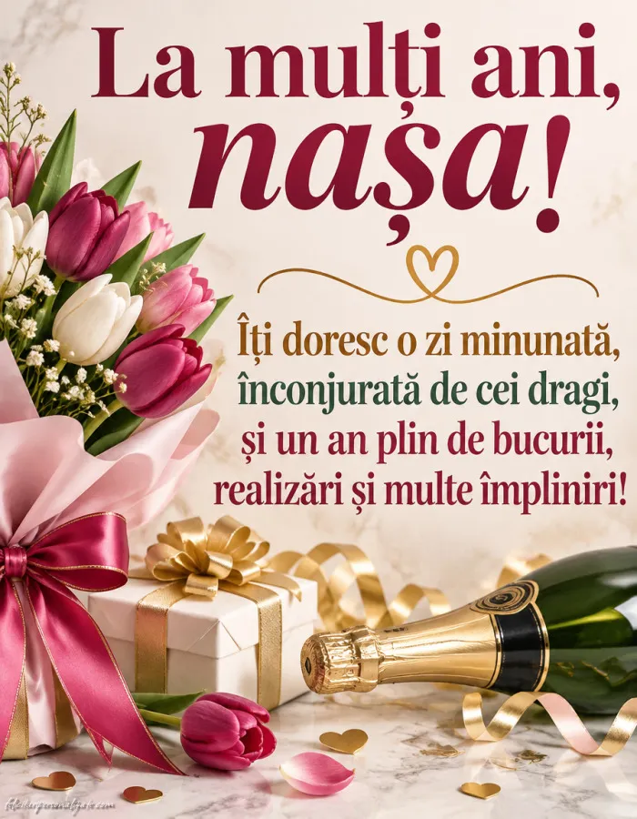 Felicitări și Imagini de Ziua de Naștere pentru Nașă: 