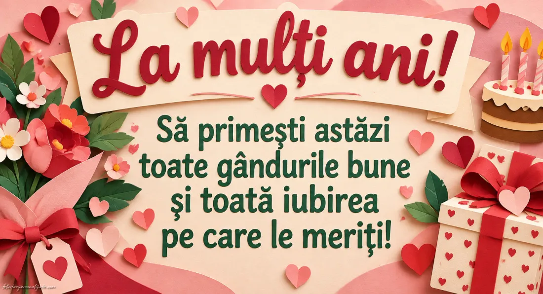 Felicitări cu mesaje pentru aniversare: 