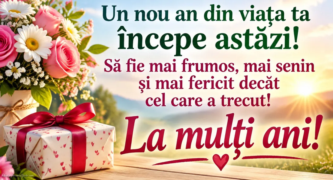 Felicitări cu mesaje pentru aniversare: 
