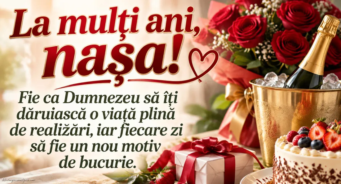 Felicitări și Imagini de Ziua de Naștere pentru Nașă: 