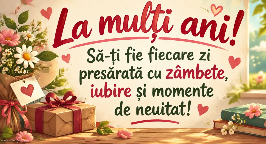 Felicitări cu mesaje pentru aniversare: 