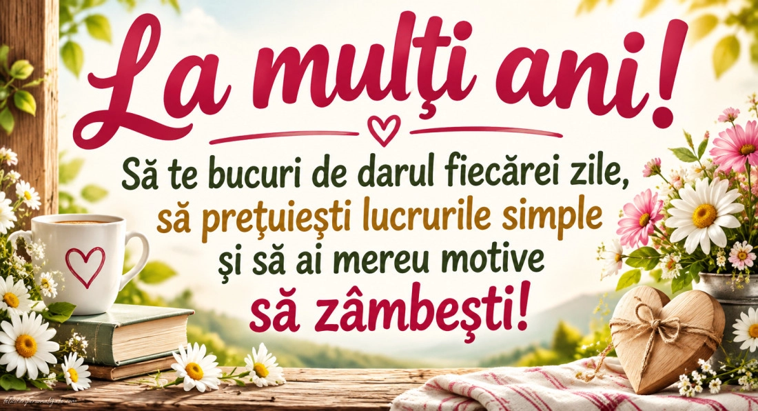 Felicitări cu mesaje pentru aniversare: 