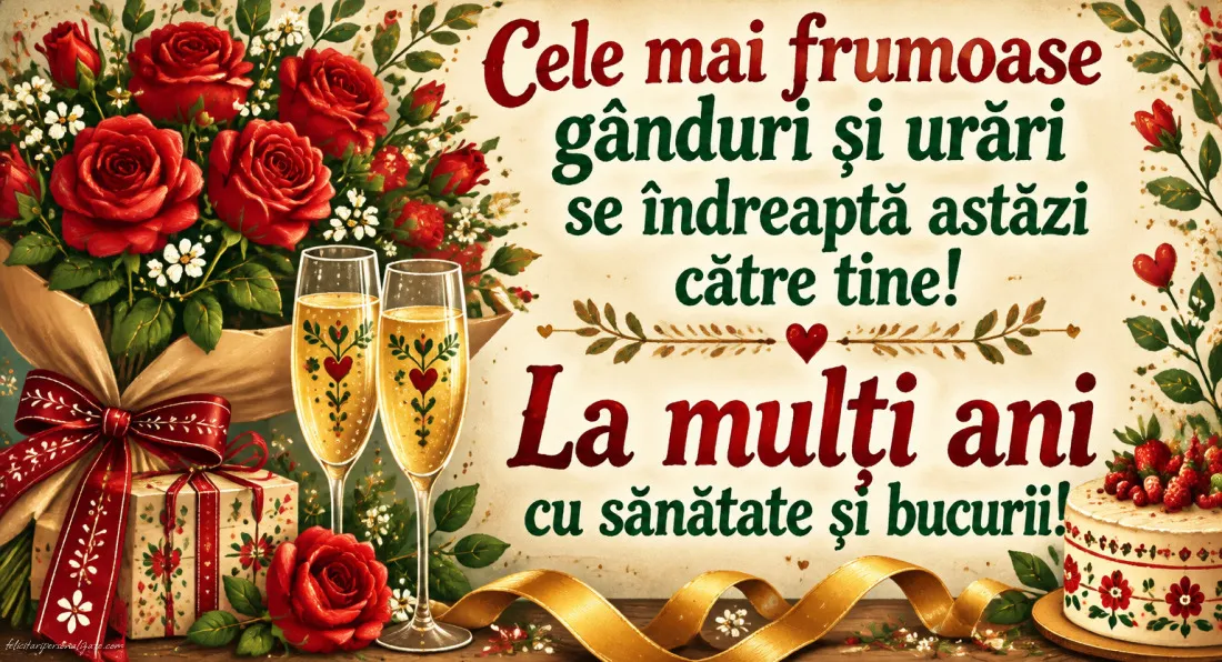 Felicitări cu mesaje pentru aniversare: 