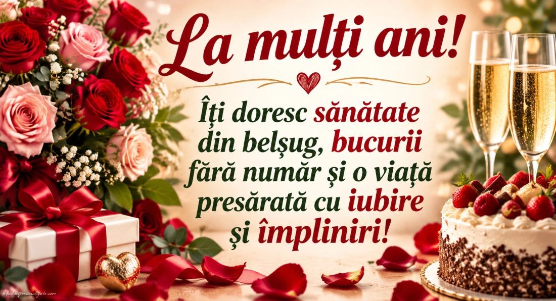 Felicitări cu mesaje pentru aniversare: 