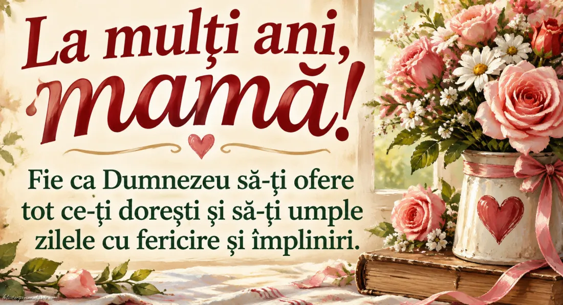 Felicitări și Imagini de Ziua de Naștere pentru Mama: 