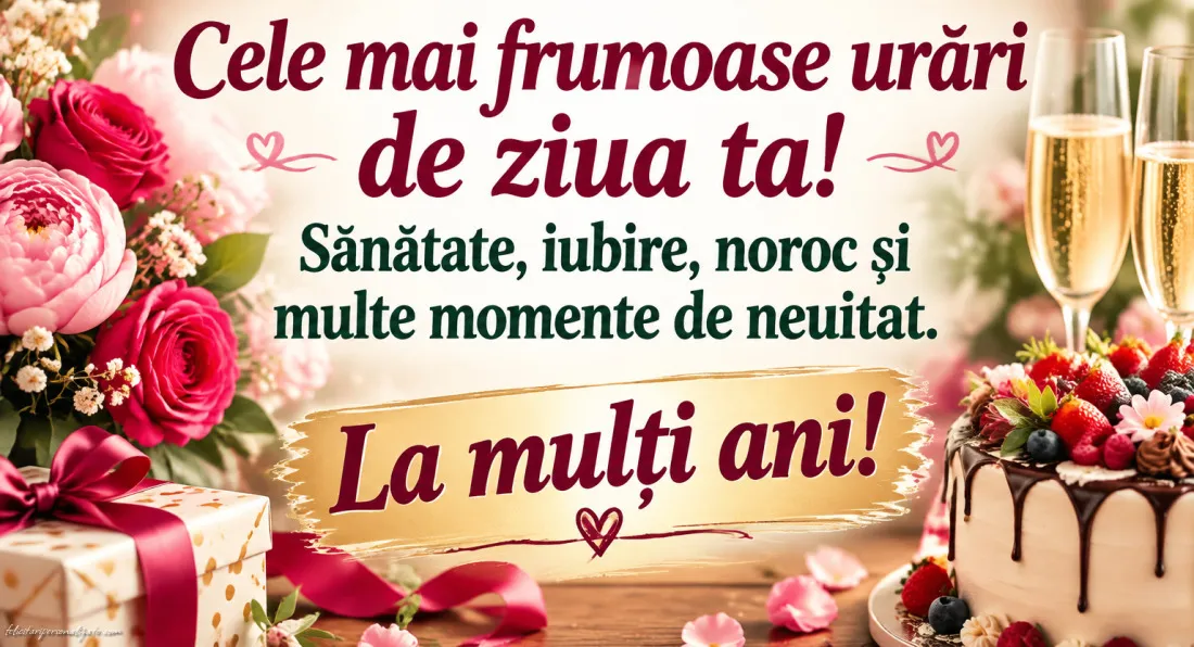 Felicitări cu mesaje pentru aniversare: 